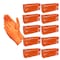 American Safety Glove Disposable Gloves, 7 mil Palm, Low Protein Natural Rubber Latex, Powdered, M, 1000 PK, Orange 5112-10 - alternate 1